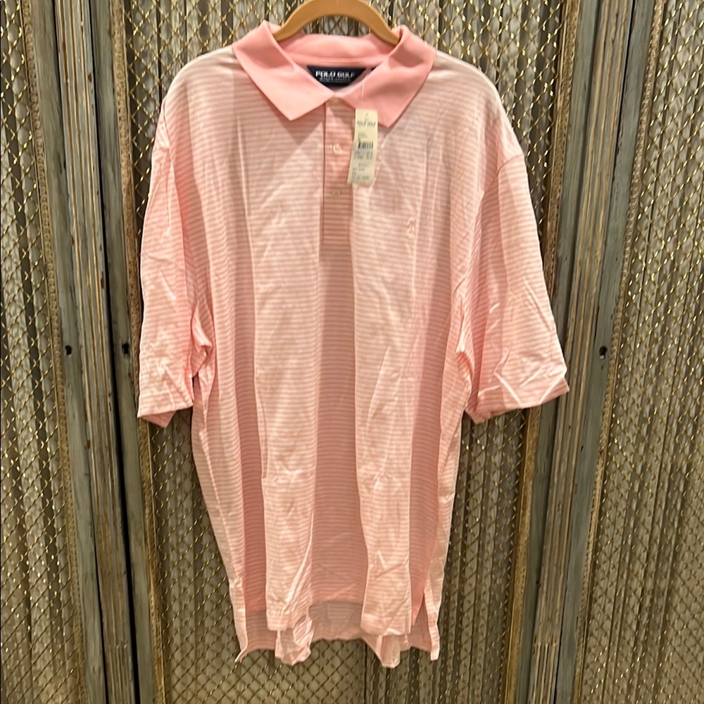 Polo by Ralph Lauren Pink Polo Shirt Classic Casual Design